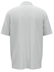 Men's Textured Chevron Geo Polo