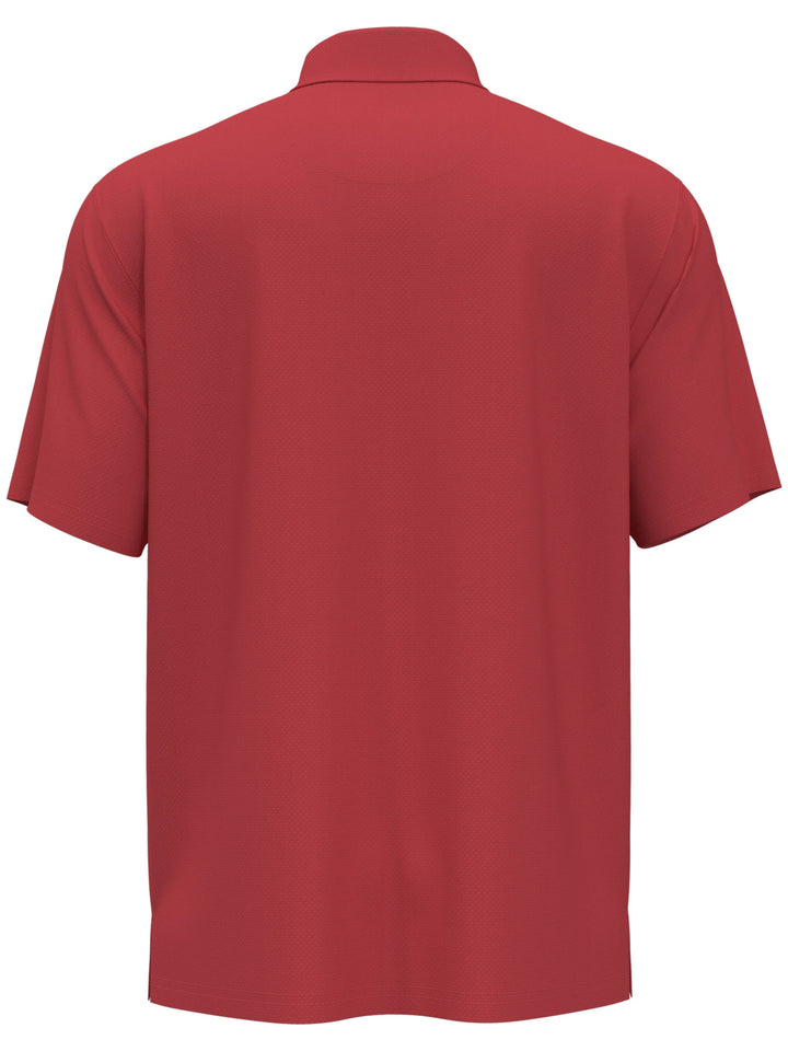 Men's Textured Solid Polo