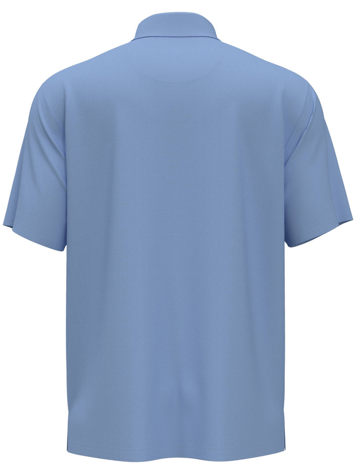 Men's Textured Solid Polo
