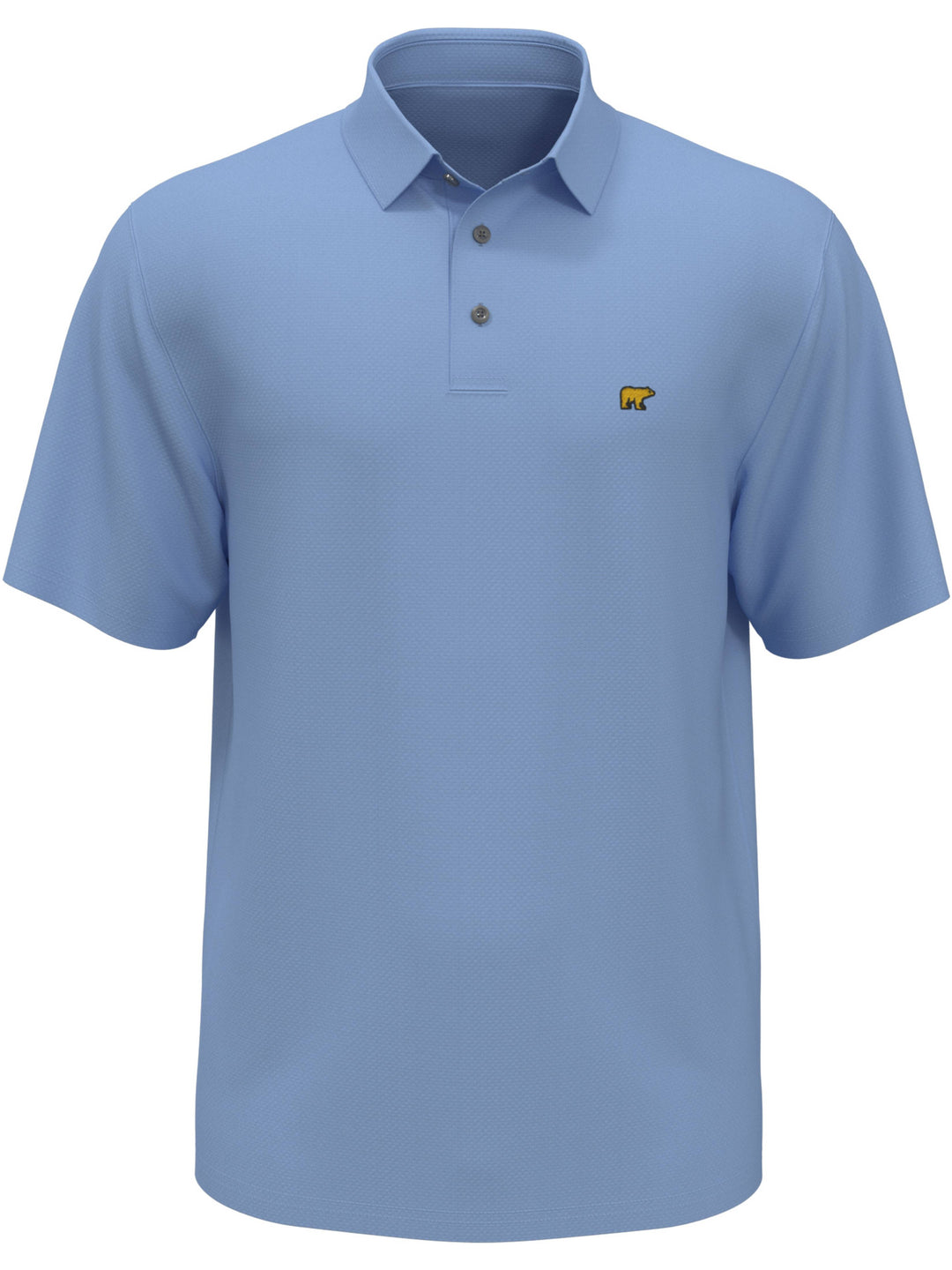 Men's Textured Solid Polo