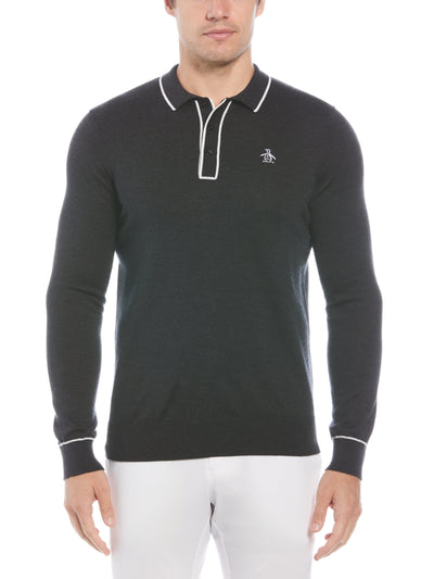 Men's The Earl Merino Wool Blend Golf Jumper