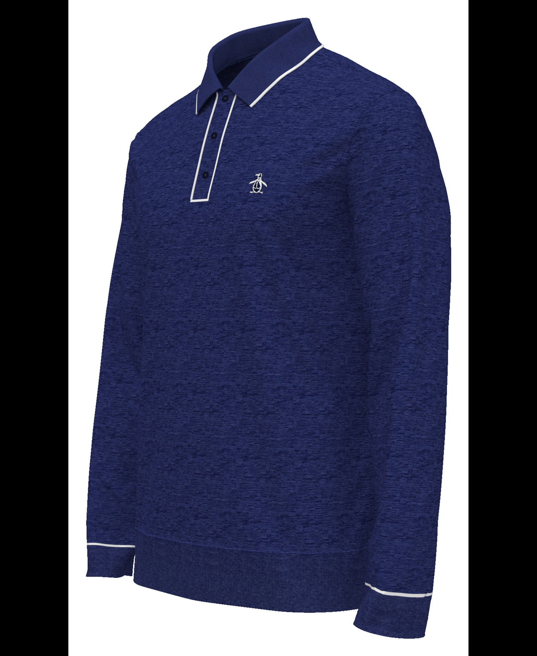 The Earl Merino Wool Blend Golf Sweater (Black Iris Bijou Hthr) 