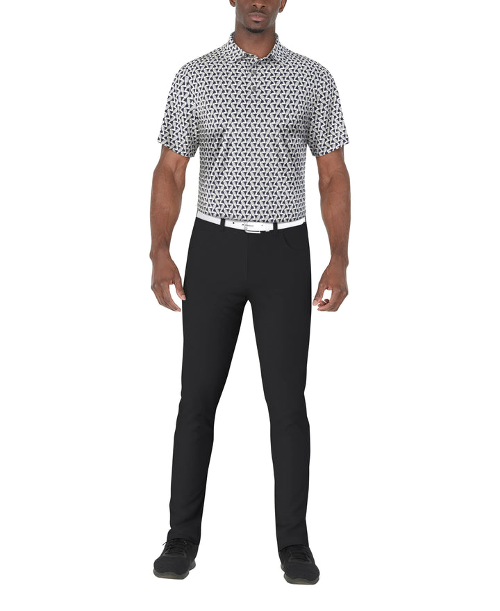 Toucan Print Golf Polo (Peacoat) 