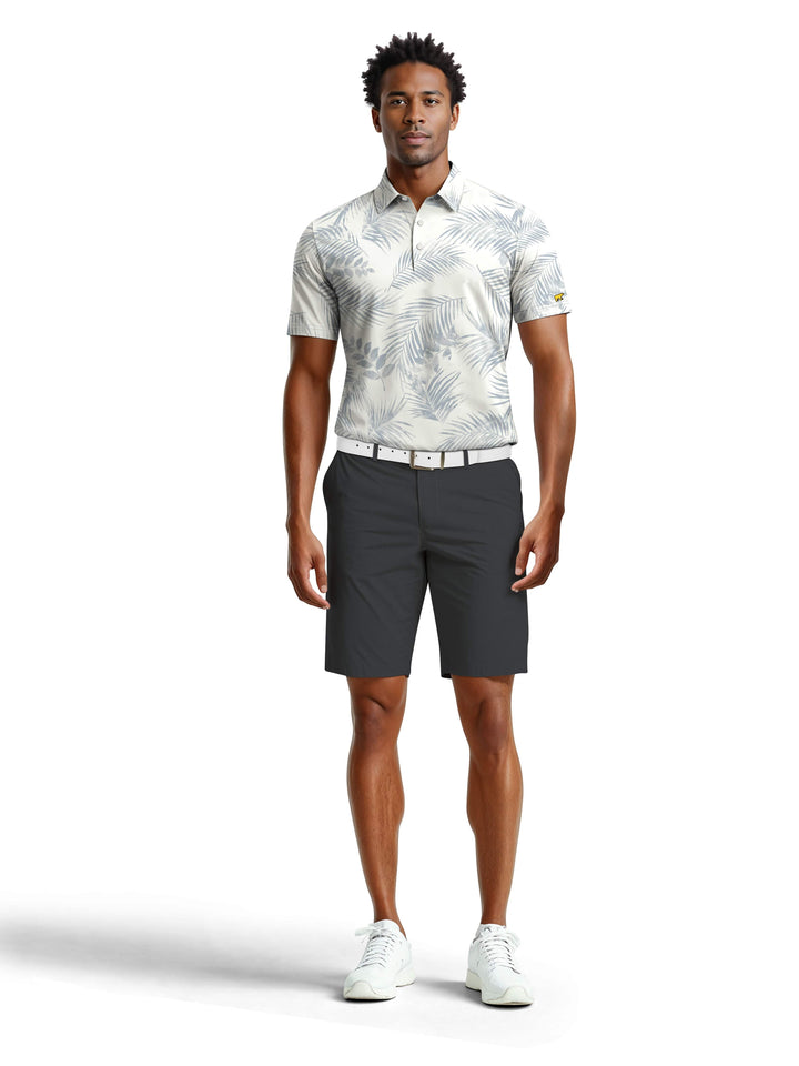 Men's Tropical Leaf Polo