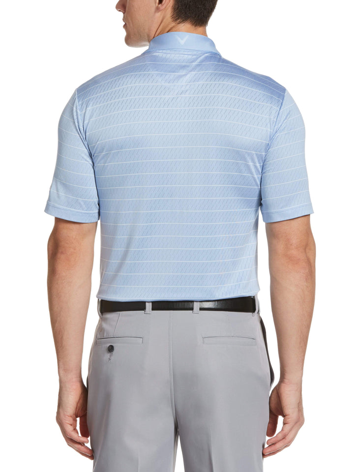 Men's Ventilated Stripe Golf Polo