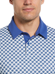 View Master Print Golf Polo (Galaxy Blue) 