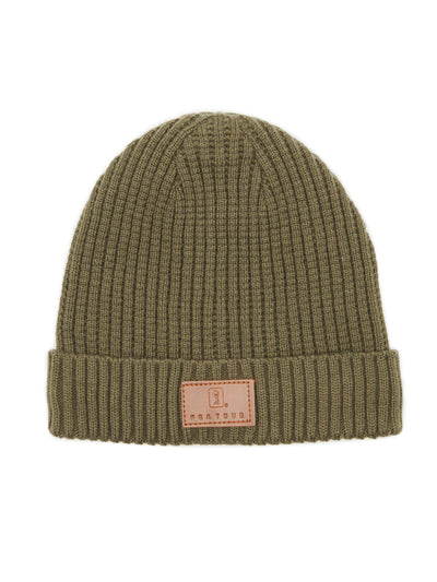 Waffle Knit Beanie (Industrial Green) 