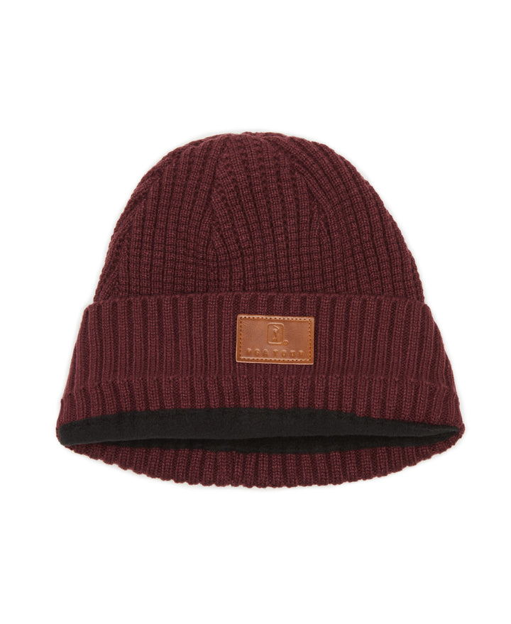 Waffle Knit Beanie (Fig) 