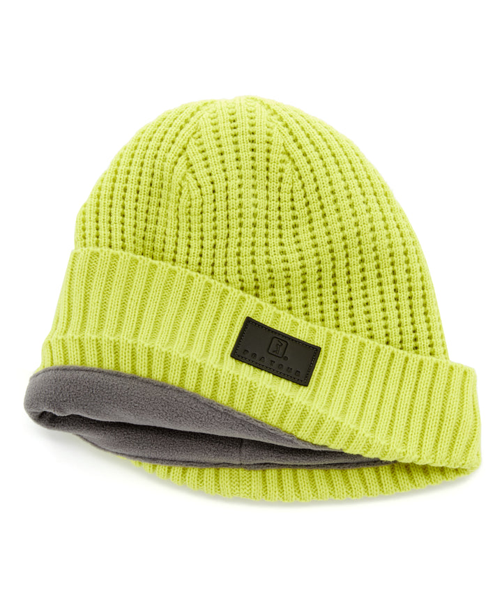 Waffle Knit Beanie (Limeade) 