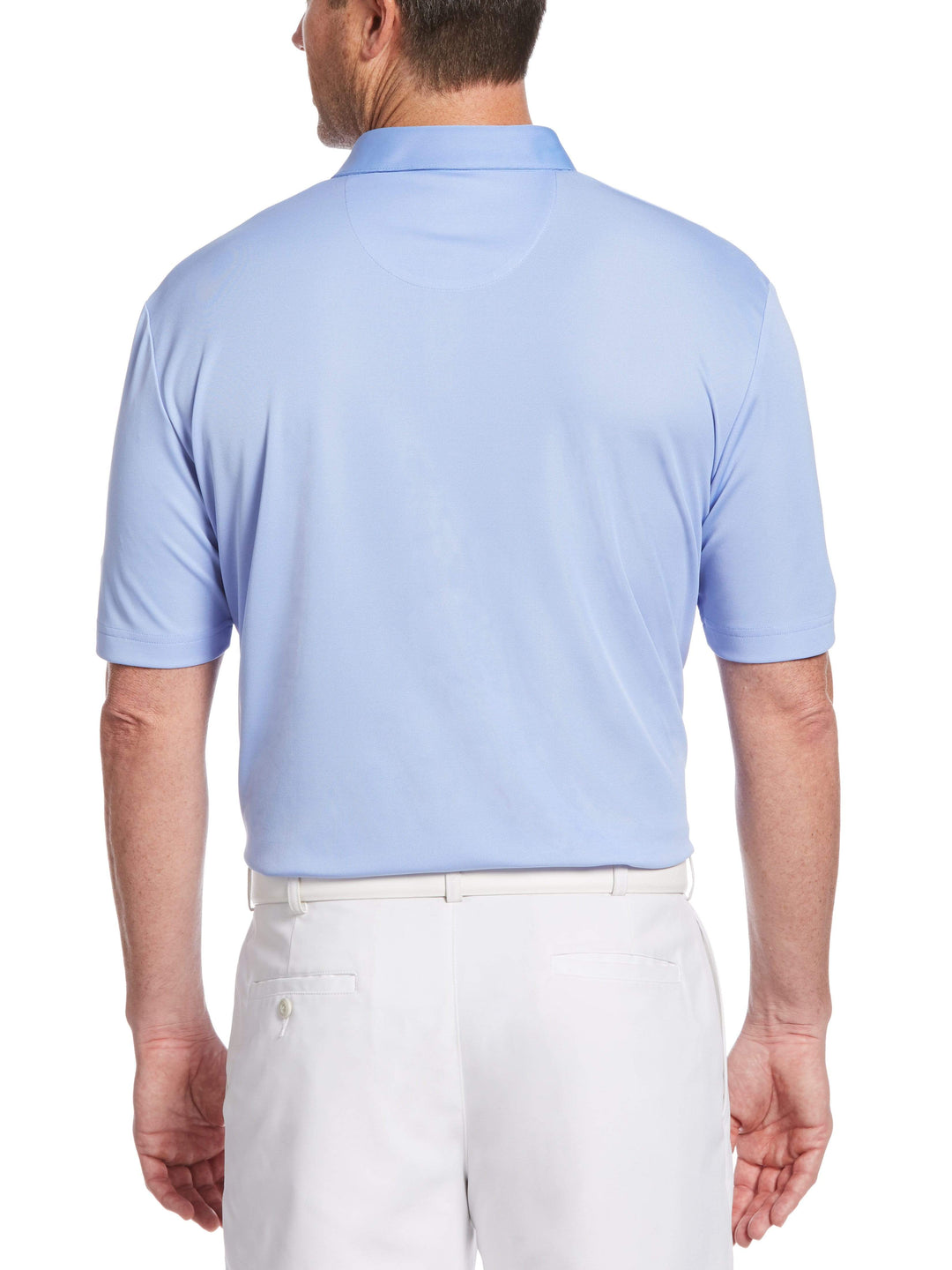 Men's Yarn Dyed Birdseye Color Block Polo