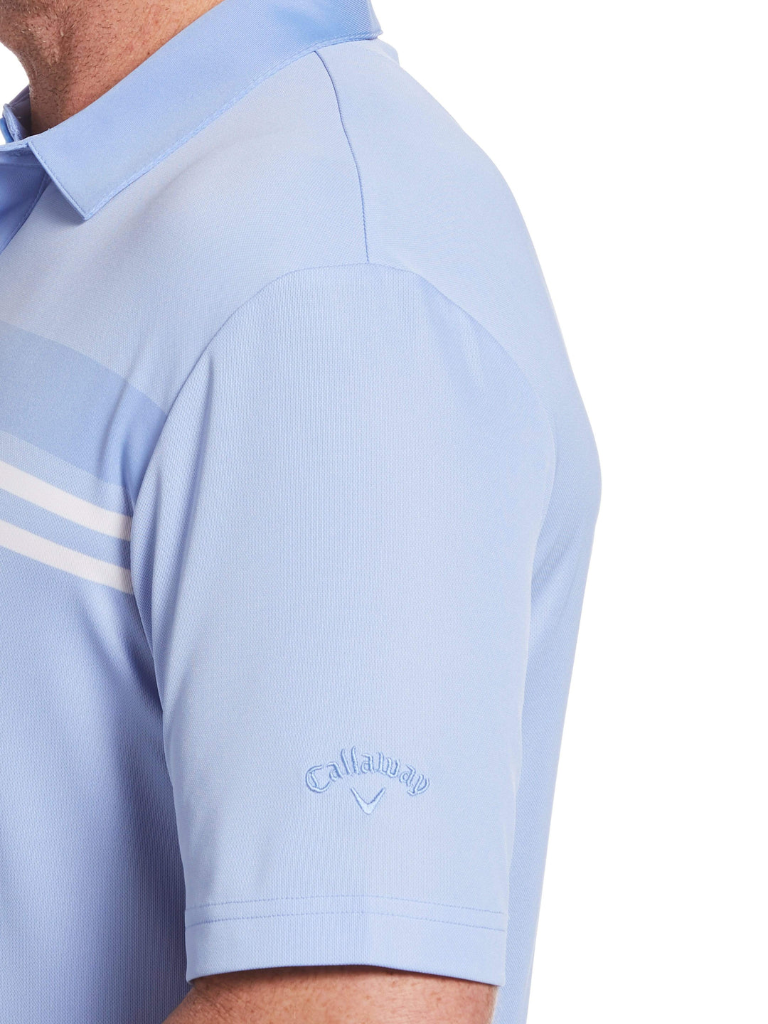 Men's Yarn Dyed Birdseye Color Block Polo