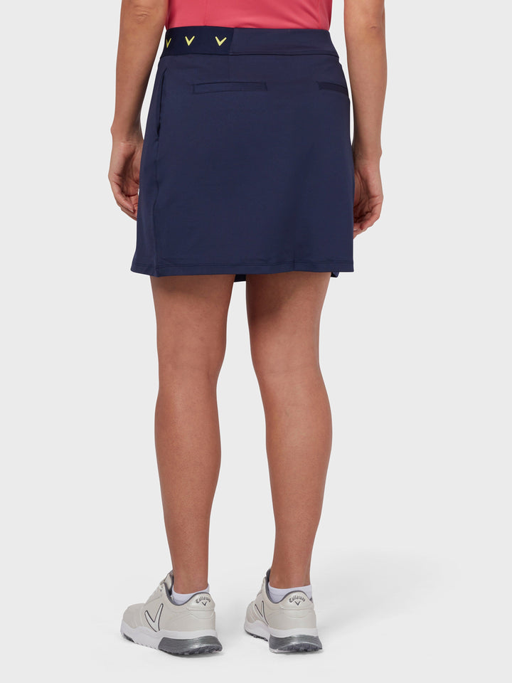 Multi-Colour Camo Wrap Skort (Peacoat) 