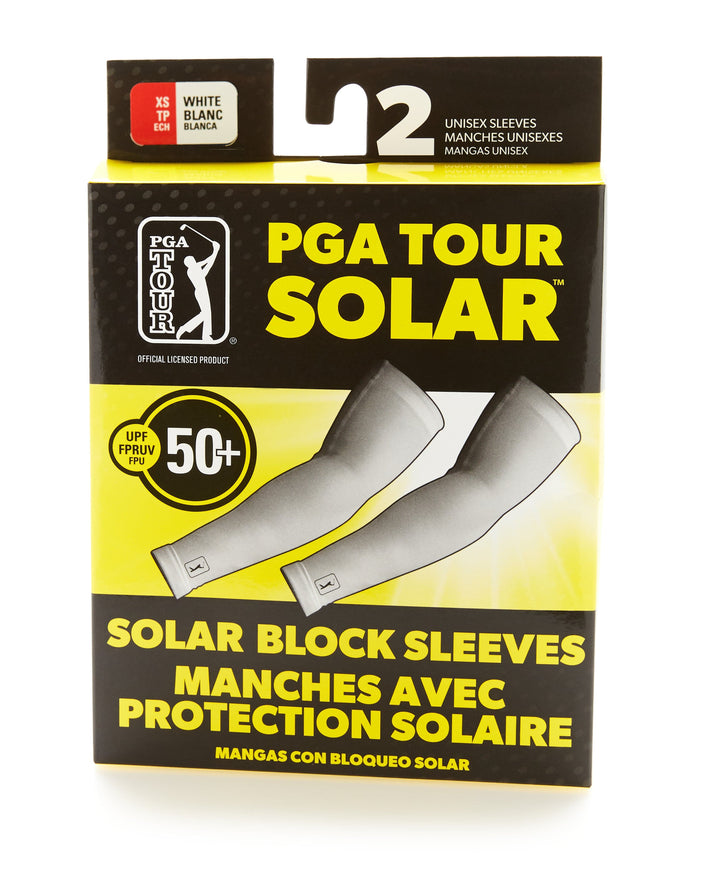 Solar Block Golf Sleeves (Bright White) 