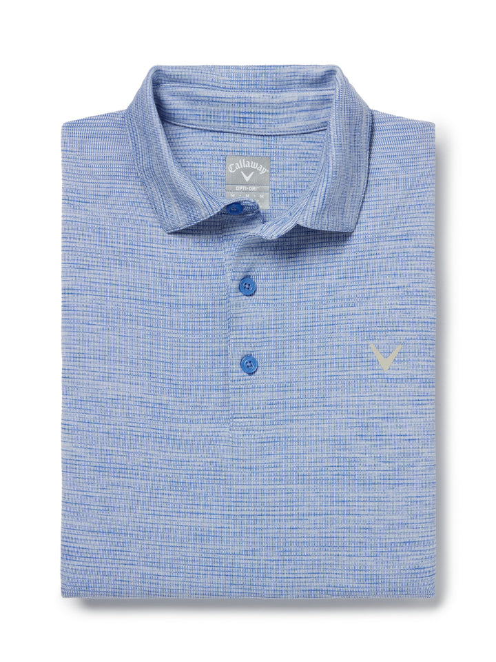 Solid Texture Golf Polo (Lt Amparo Bl Htr) 