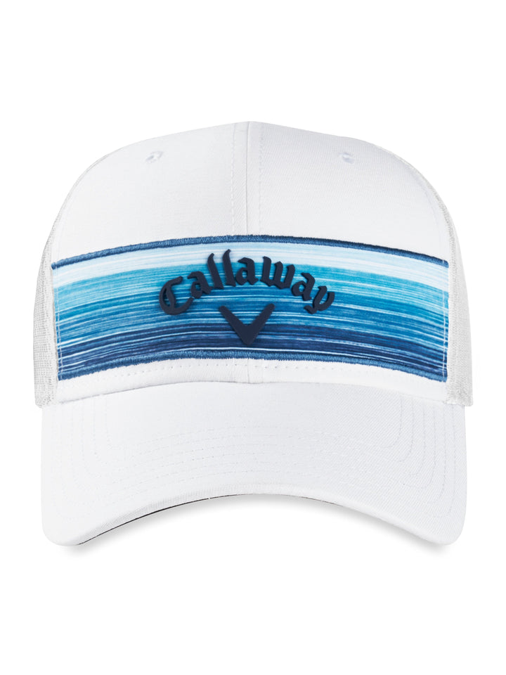 Stripe Mesh Cap