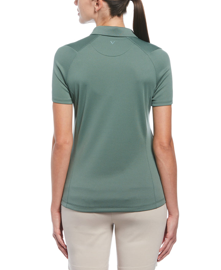 Swing Tech Solid Polo Top (Dark Forest) 