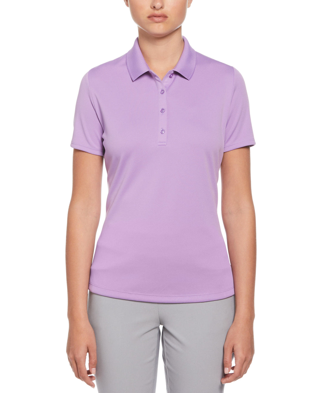 Swing Tech Solid Polo Top (English Lavender) 