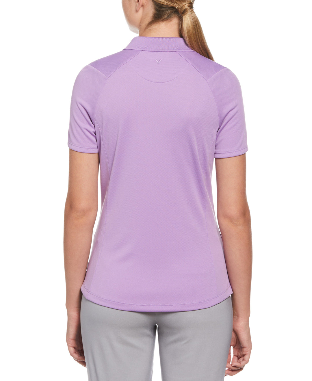 Swing Tech Solid Polo Top (English Lavender) 