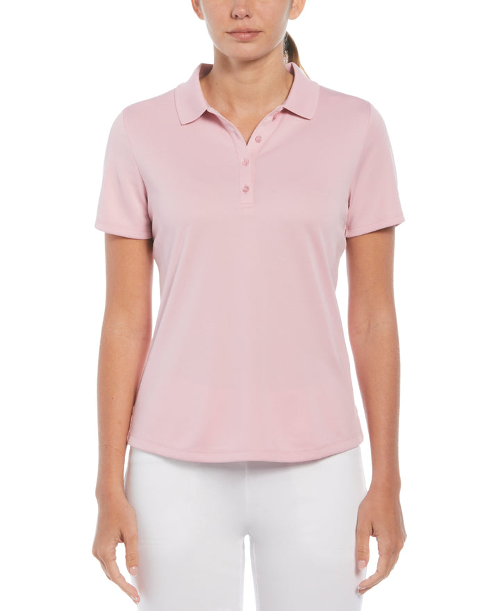 Swing Tech Solid Polo Top (Pink Nectar) 