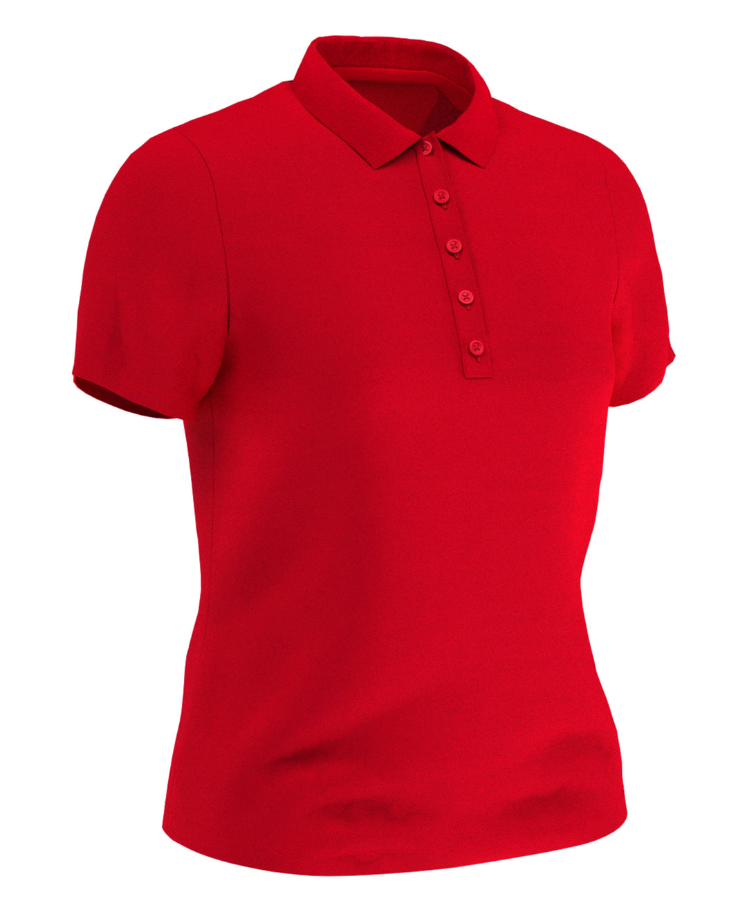 Swing Tech Solid Polo Top (True Red) 