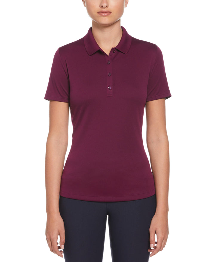 Swing Tech Solid Polo Top (Dark Purple) 
