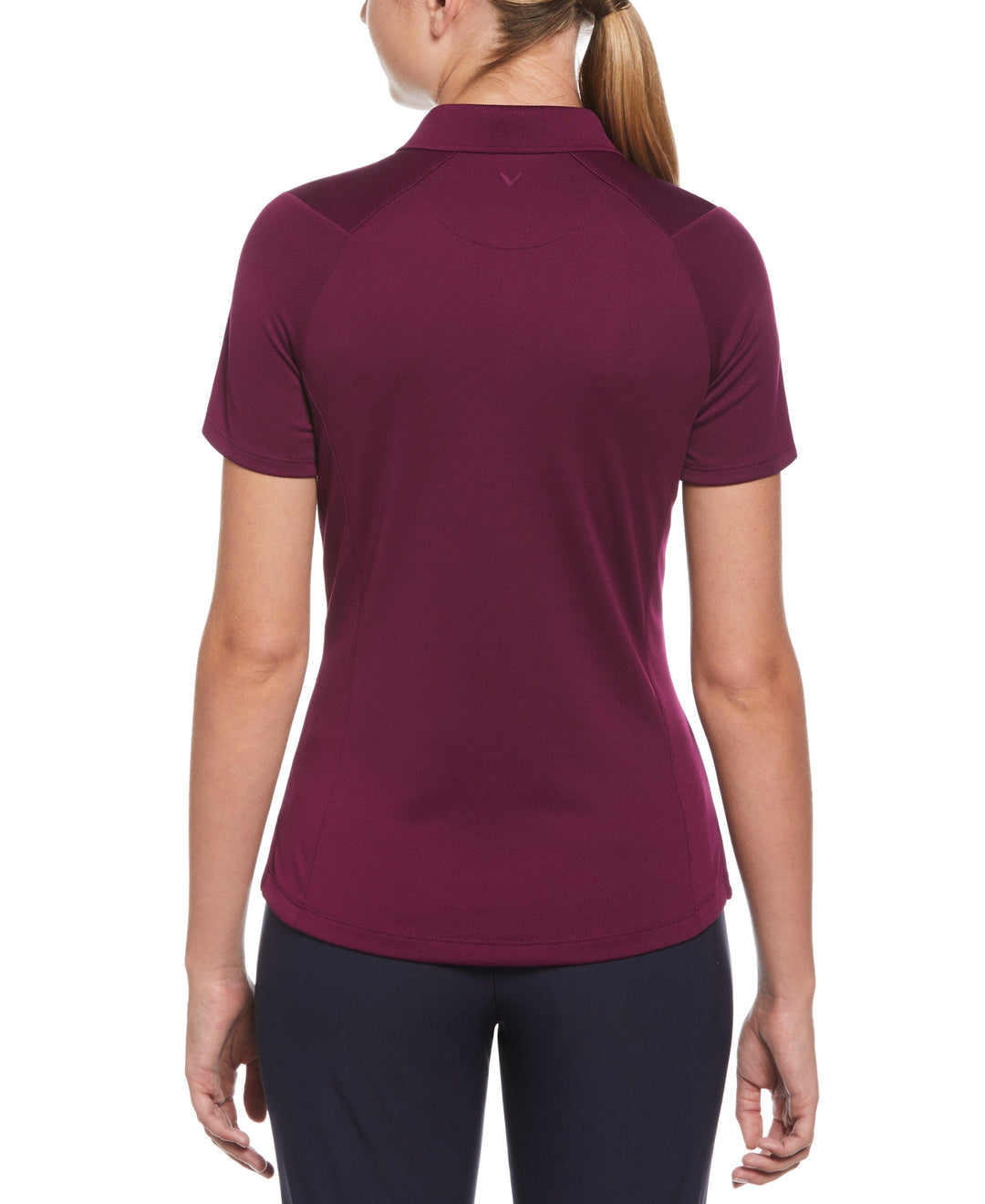 Swing Tech Solid Polo Top (Dark Purple) 