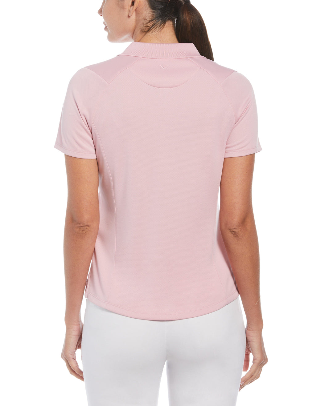 Swing Tech Solid Polo Top (Pink Nectar) 