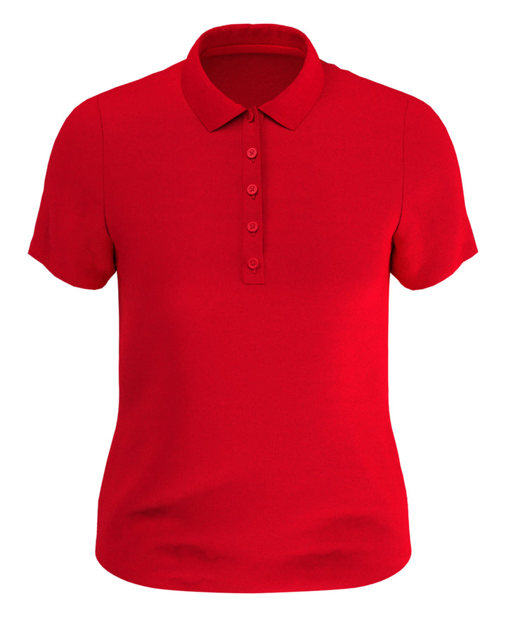 Swing Tech Solid Polo Top (True Red) 