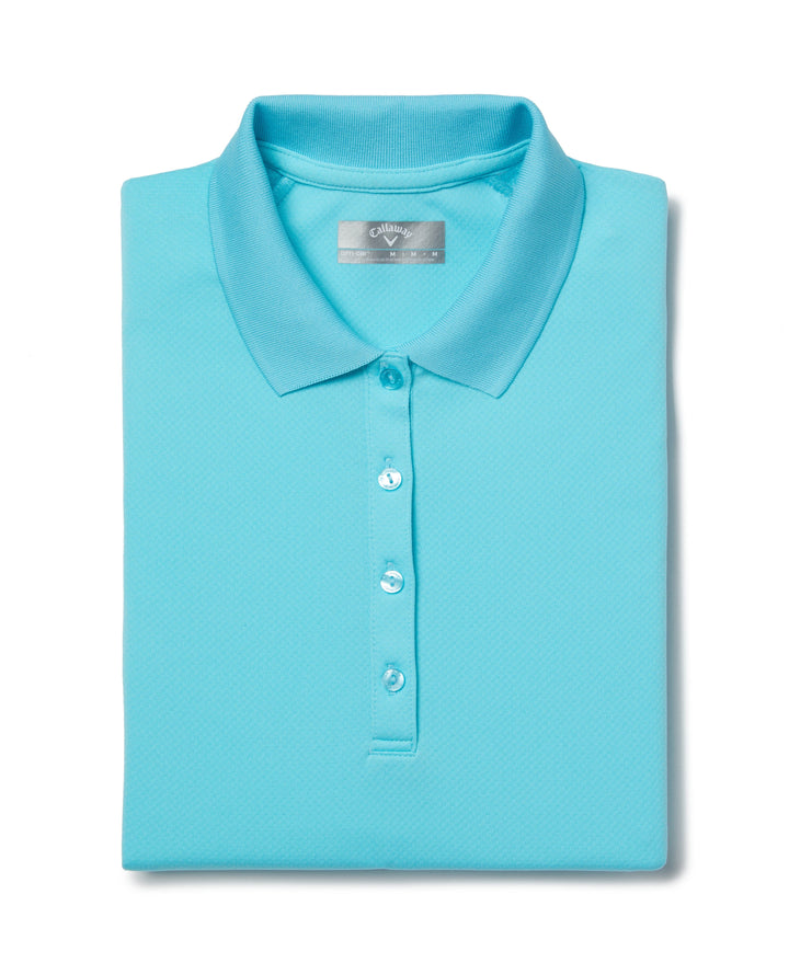 Swing Tech Solid Polo Top (Santorini Blue) 