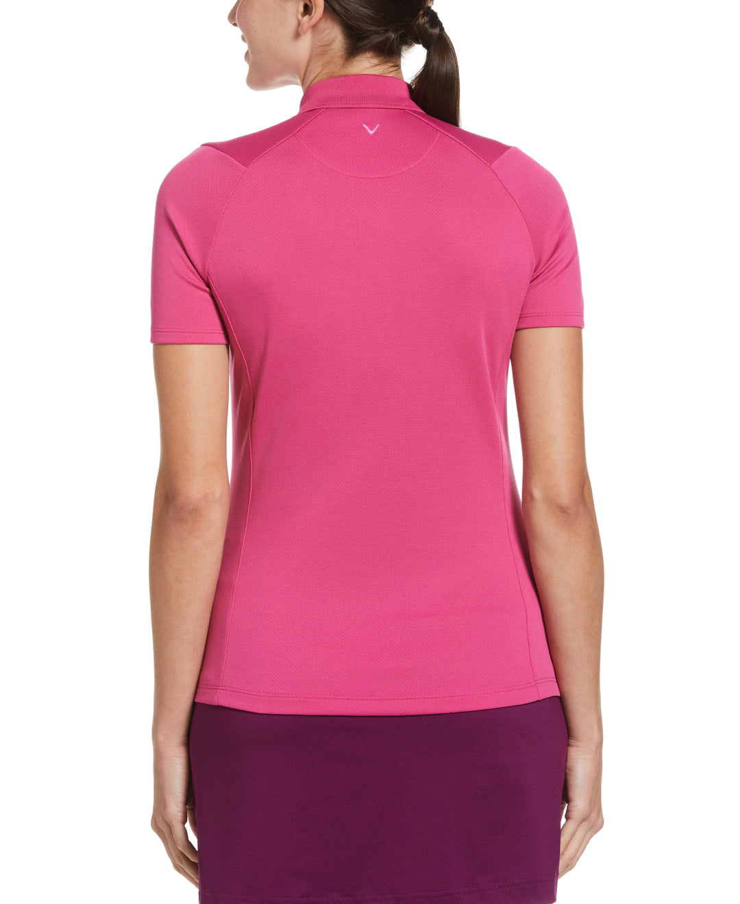 Swing Tech Solid Polo Top (Lilac Rose) 
