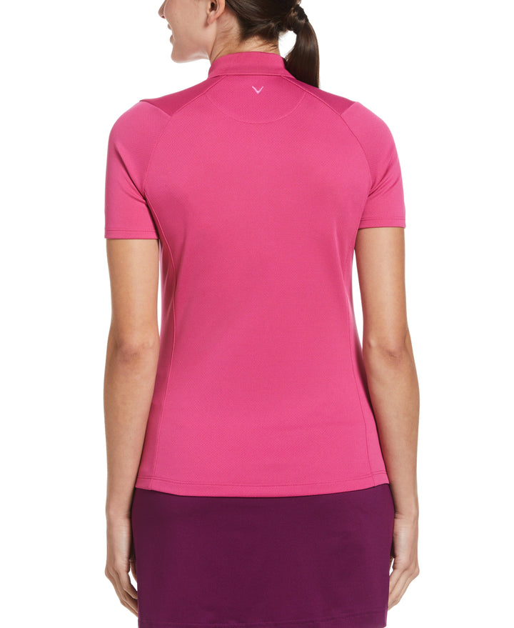 Swing Tech Solid Polo Top (Lilac Rose) 