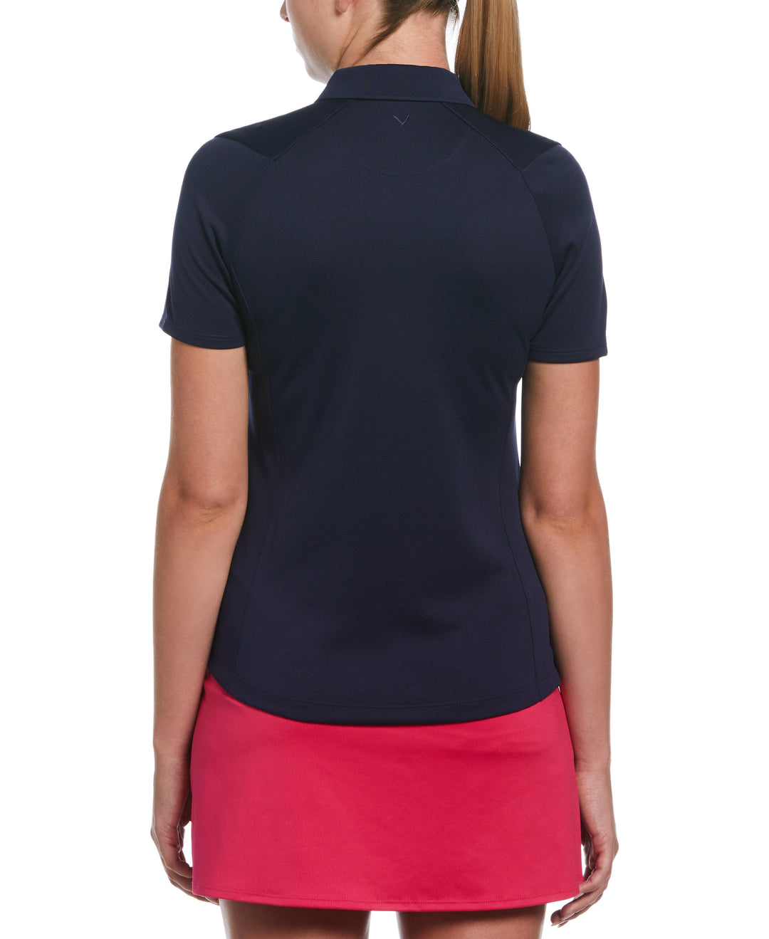Swing Tech Solid Polo Top (Peacoat) 