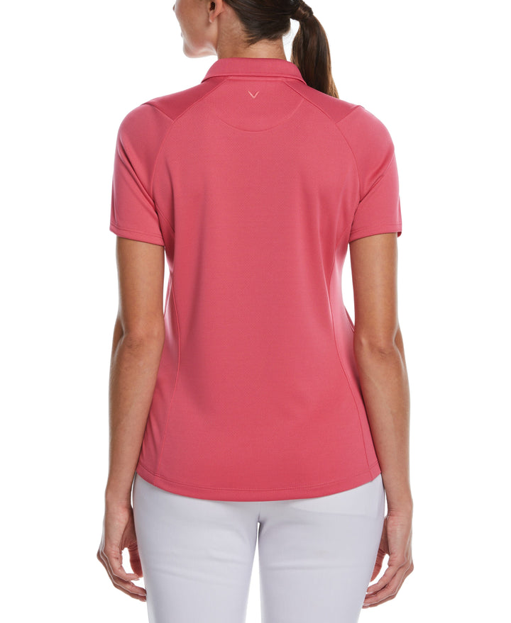 Swing Tech Solid Polo Top (Fruit Dove) 