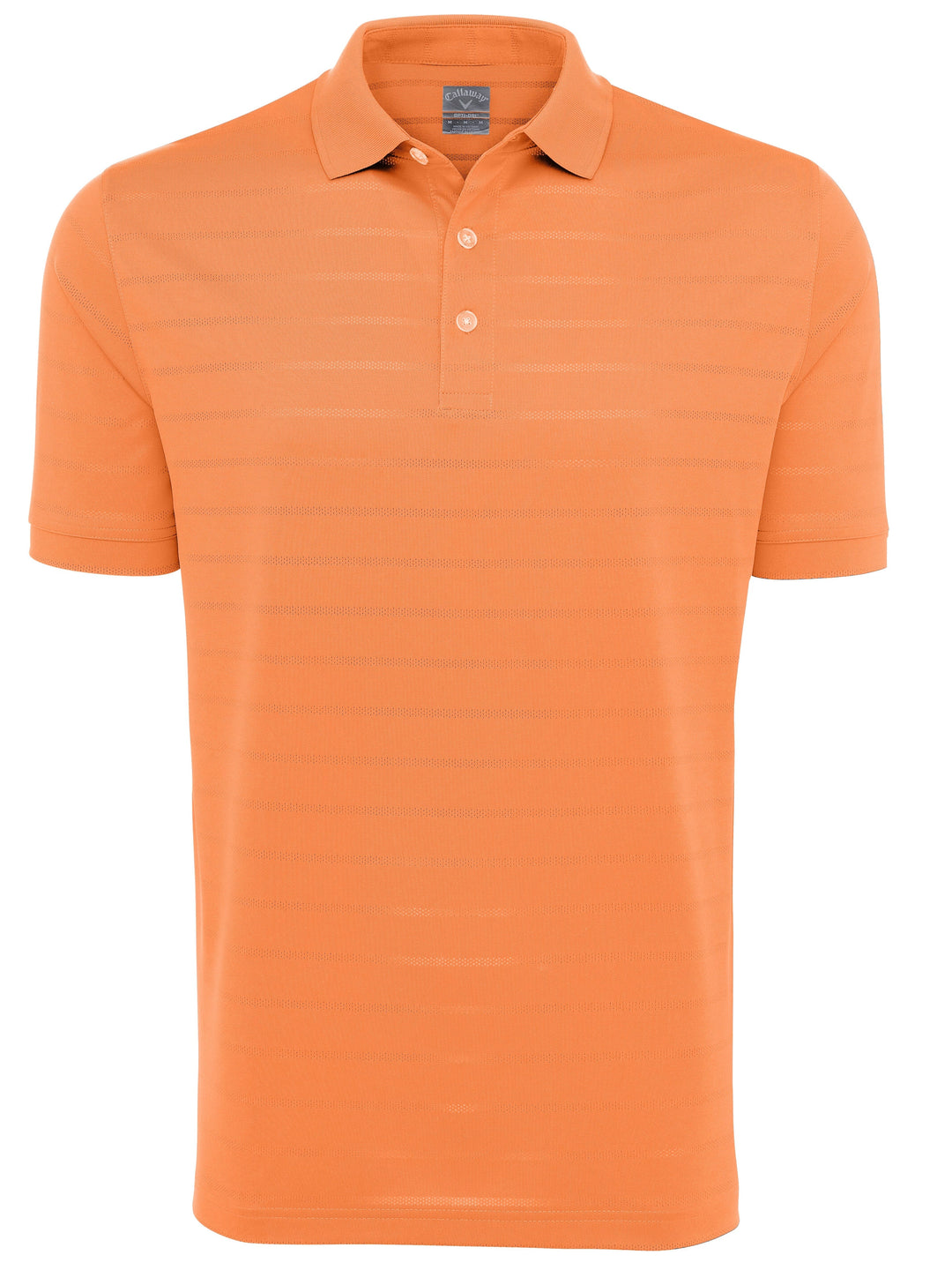 Vent Short Sleeve Open Mesh Polo Shirt (Carrot) 