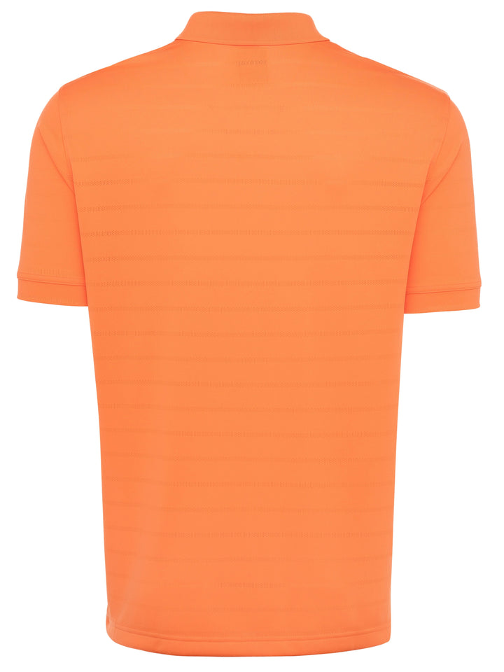 Vent Short Sleeve Open Mesh Polo Shirt (Carrot) 
