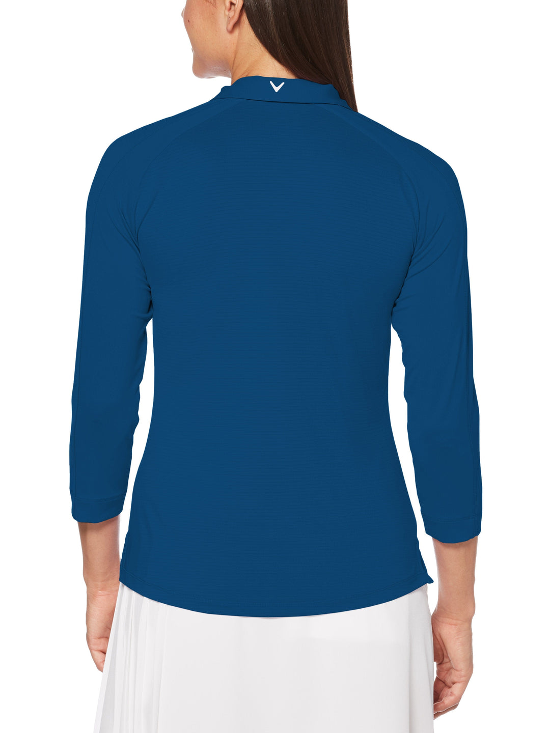 Women's 3/4 Sleeve Swing Tech Shadow Stripe Polo