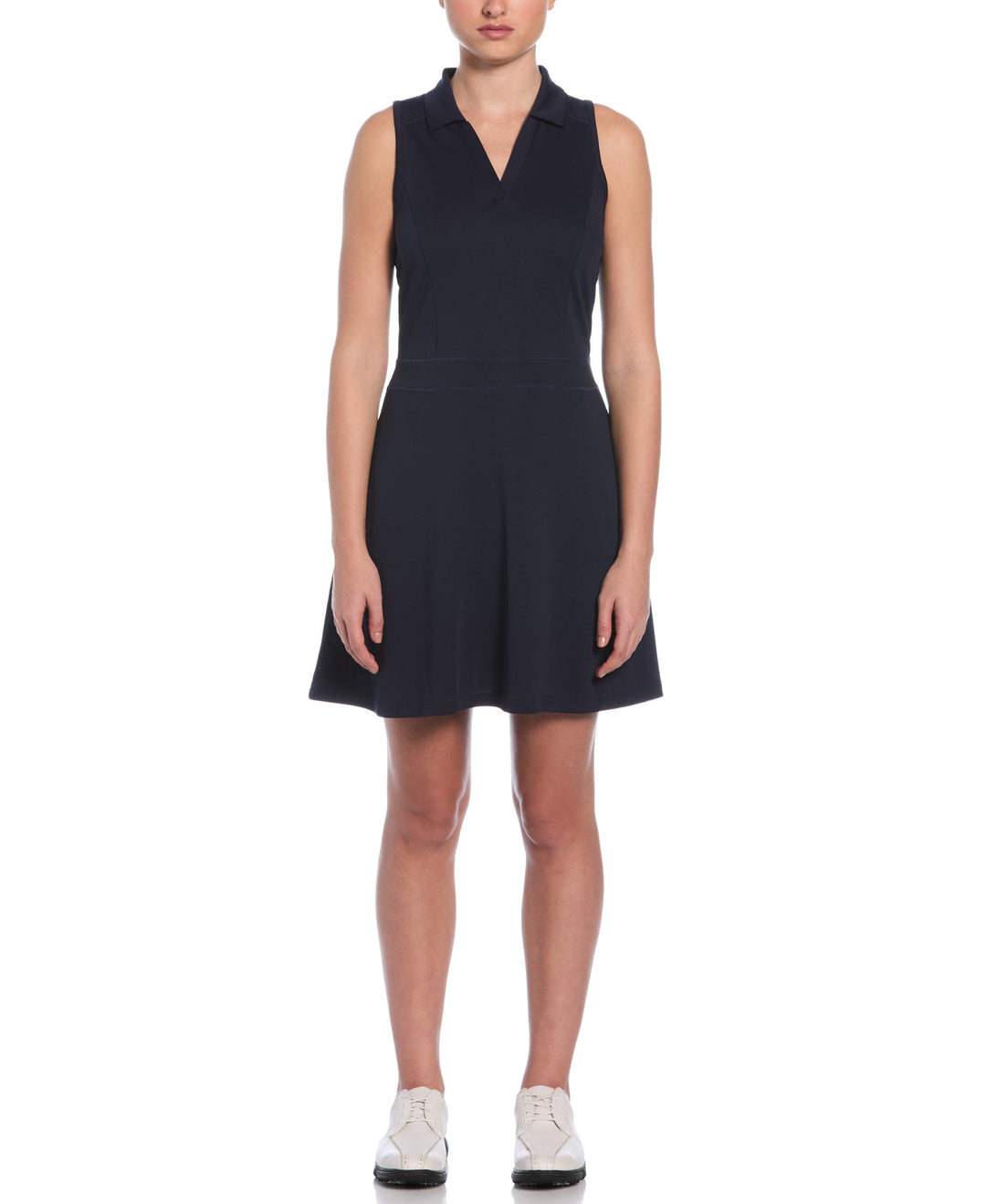 Women's AirFlux™ Golf Polo Dress with Pockets (True Navy) 