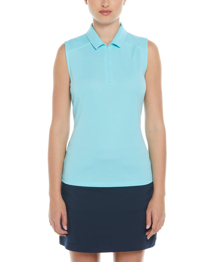 Airflux Sleeveless Golf Polo (Blue Radiance) 