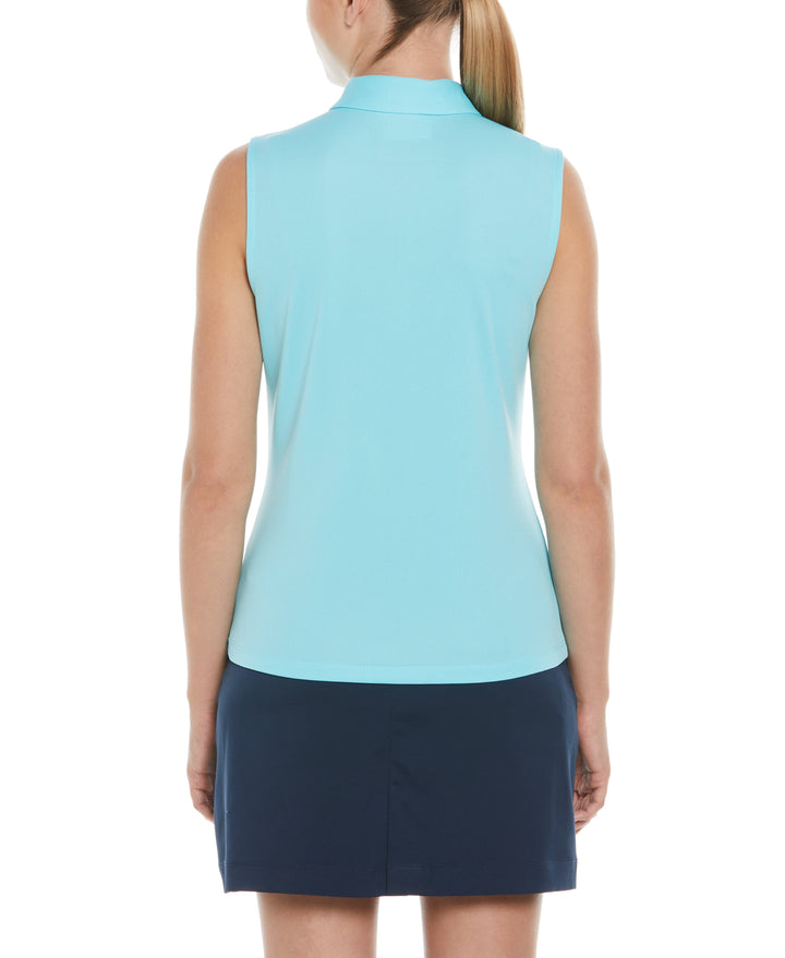 Airflux Sleeveless Golf Polo (Blue Radiance) 