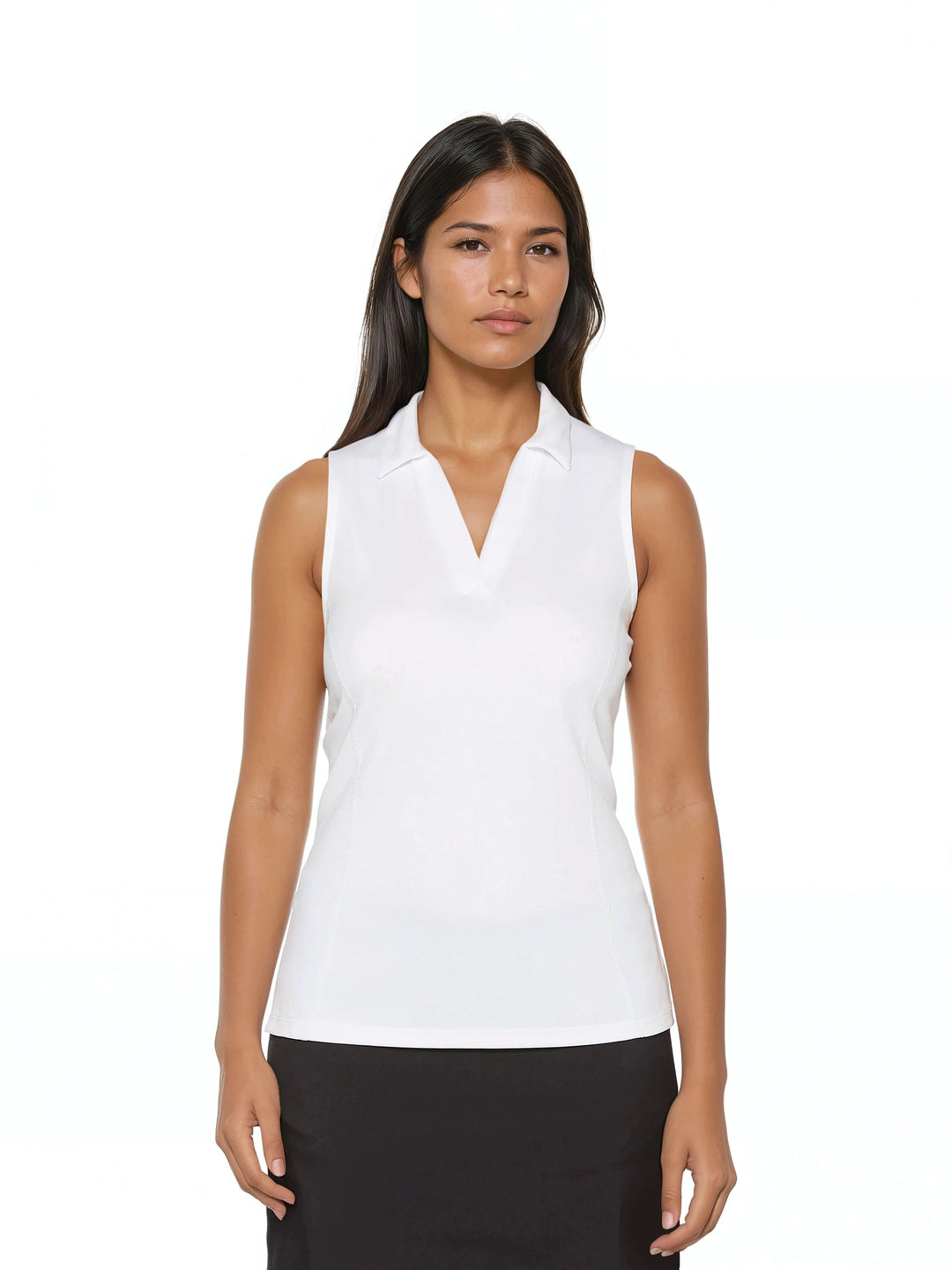 Women's AirFlux™ Solid Sleeveless Golf Polo