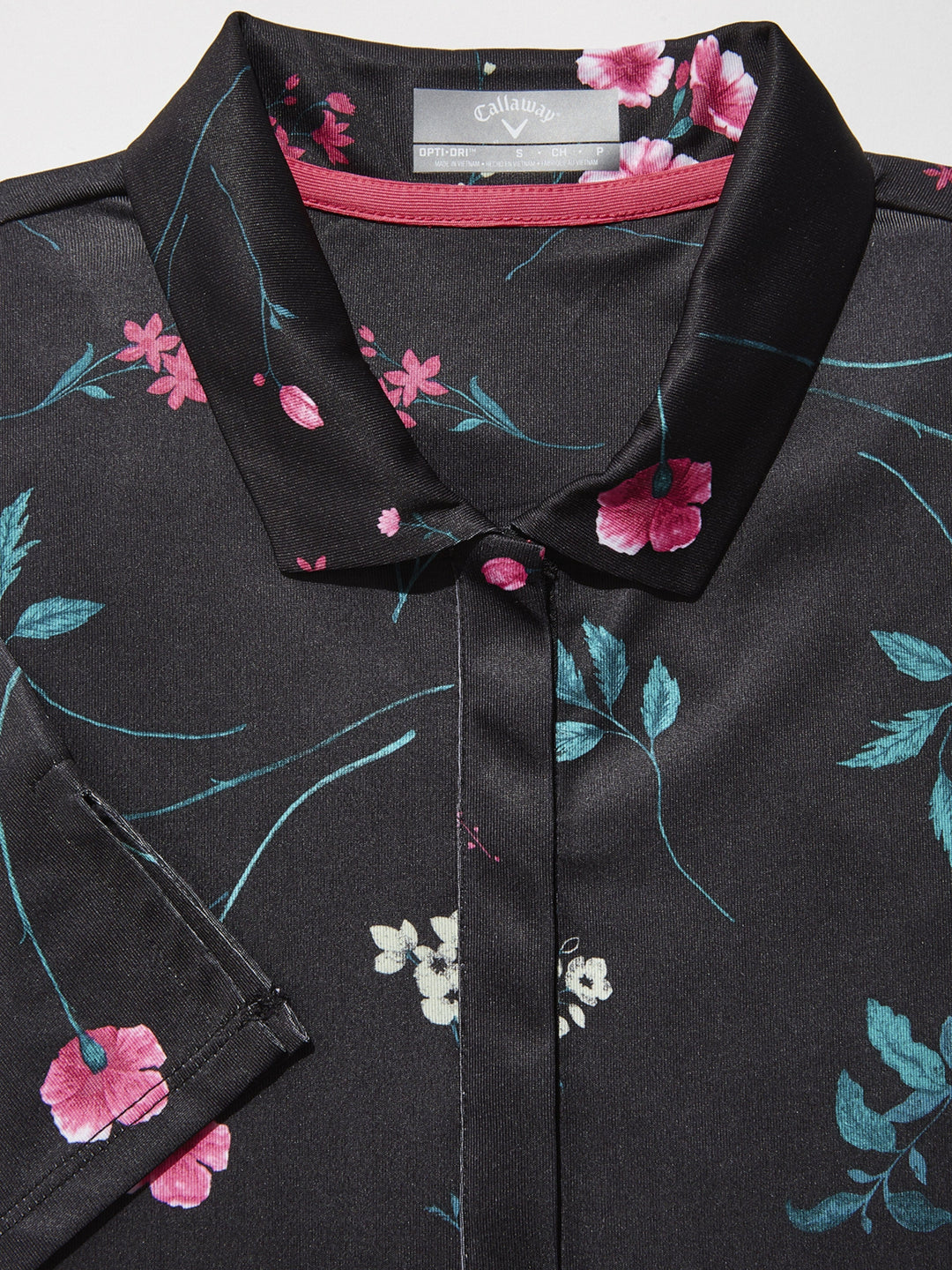 Women's Botanical Floral Print Golf Polo