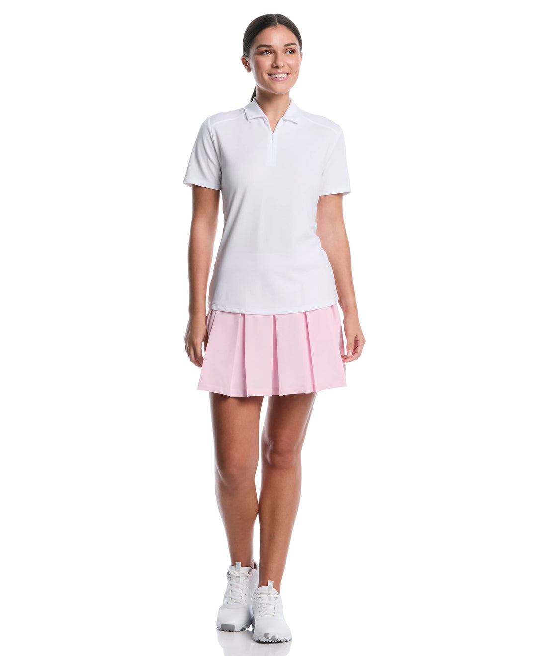 Box Pleat Golf Skort (Pink Tulle) 