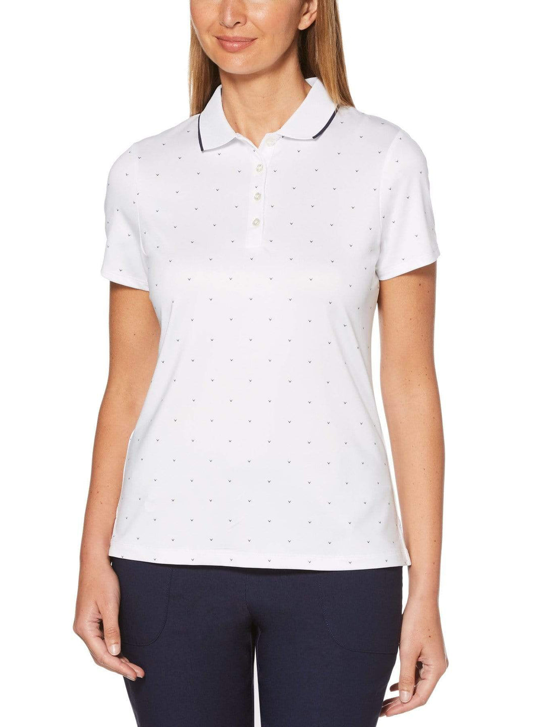 Women's Chevron Polka Dot Polo