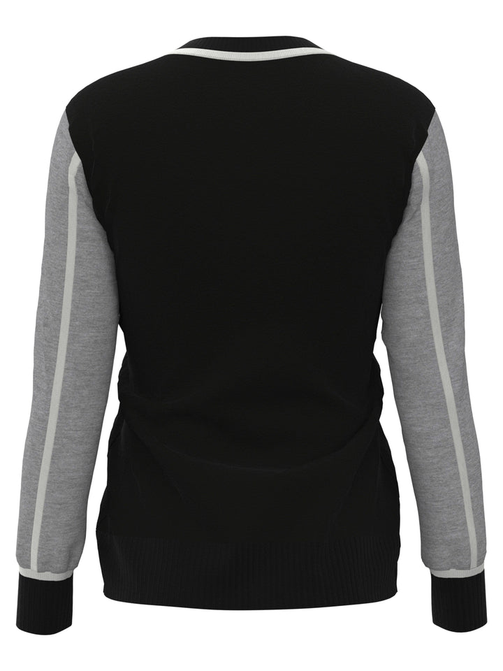 Women's Color Block Crew Neck Sweater