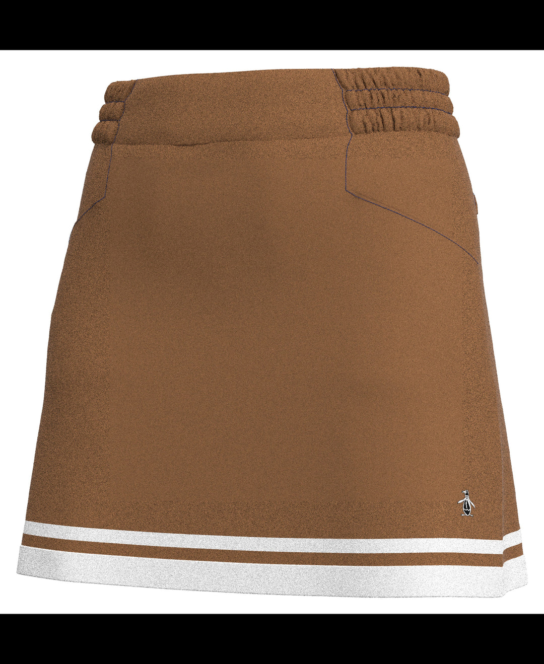 Women's Essential Colour Block 16" Golf Skort (Tobacco Brown) 