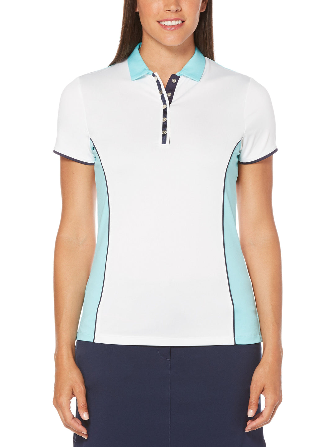 Women's Color Block Polo