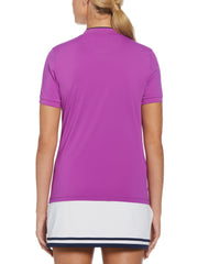 Color Block Polo (Purple Cactus Flower) 