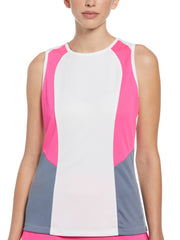 Women's Color Block Tennis Tank Top