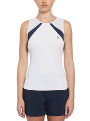 Women's Color Block Tennis Tank Top