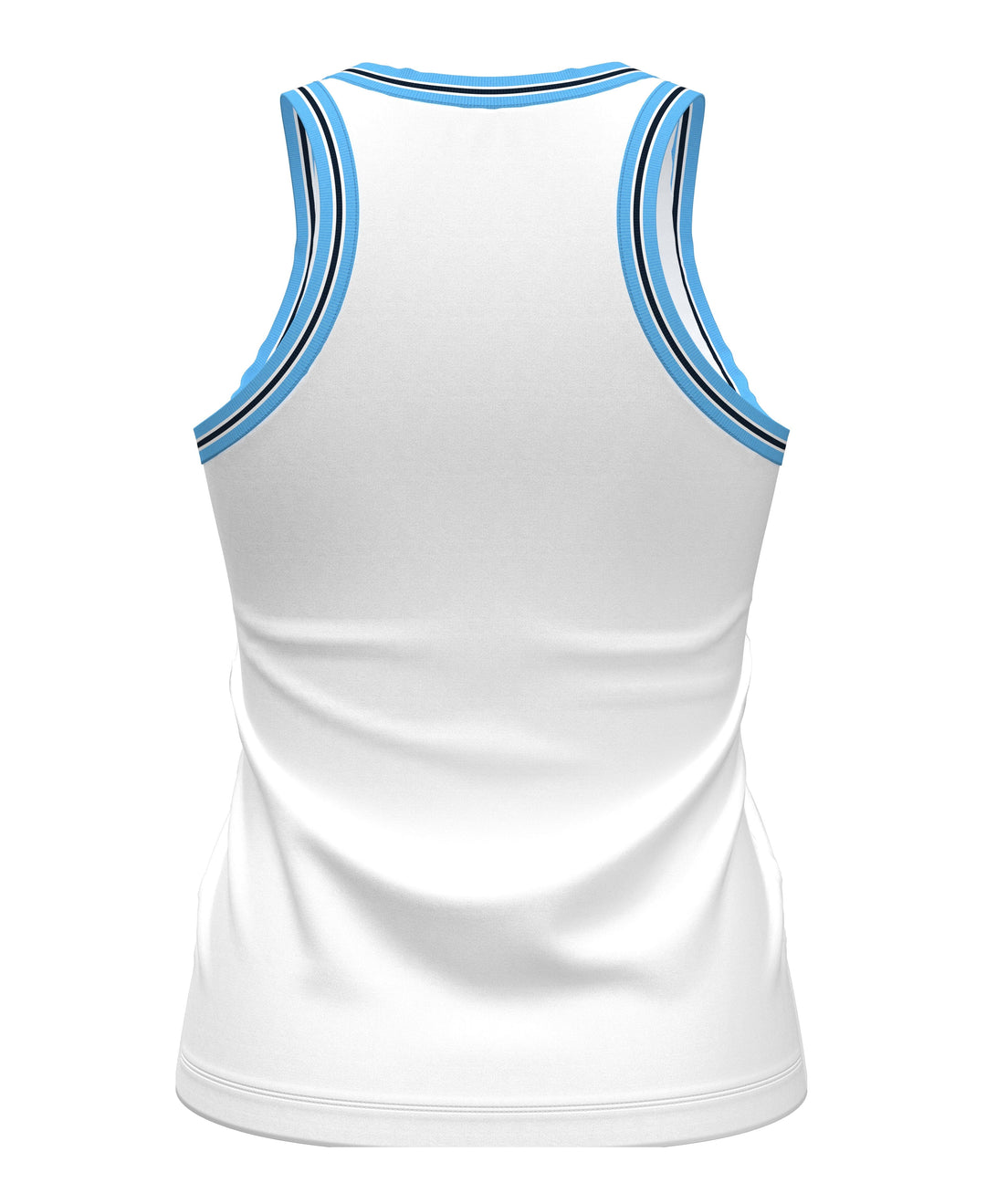 Women's Contrast Rib Racerback Tennis Tank